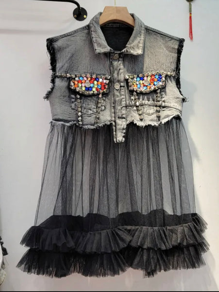 The Vivica Jean Ruffle Vest