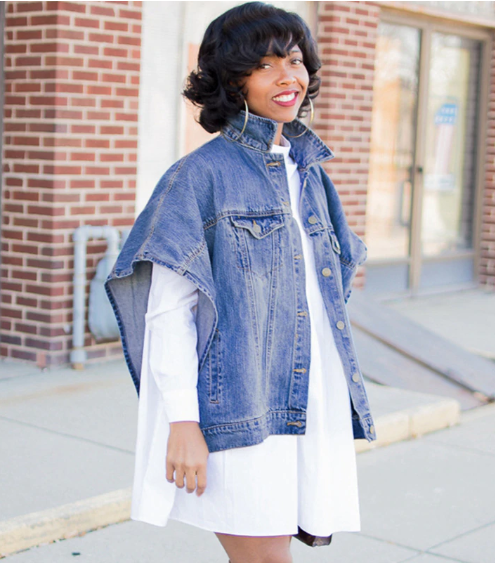 The Anna Batwing Jean Jacket