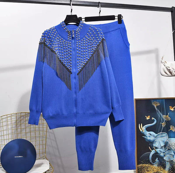 Tassel Pants Set