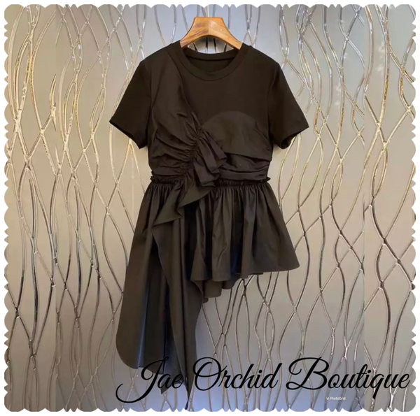 The Jae Ruffle Flow Top