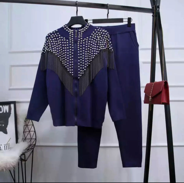 Tassel Pants Set